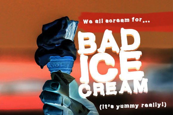 Bad Ice Cream SVG Font Bundle: A Designer's Honest Take