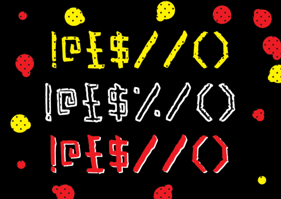 SVG Font Bundle Crinkle Cut Chip Themed