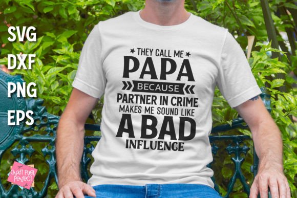 They Call Me Papa, Grandpa Mug Svg