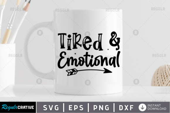 Tired Emotional SVG Under the Needle